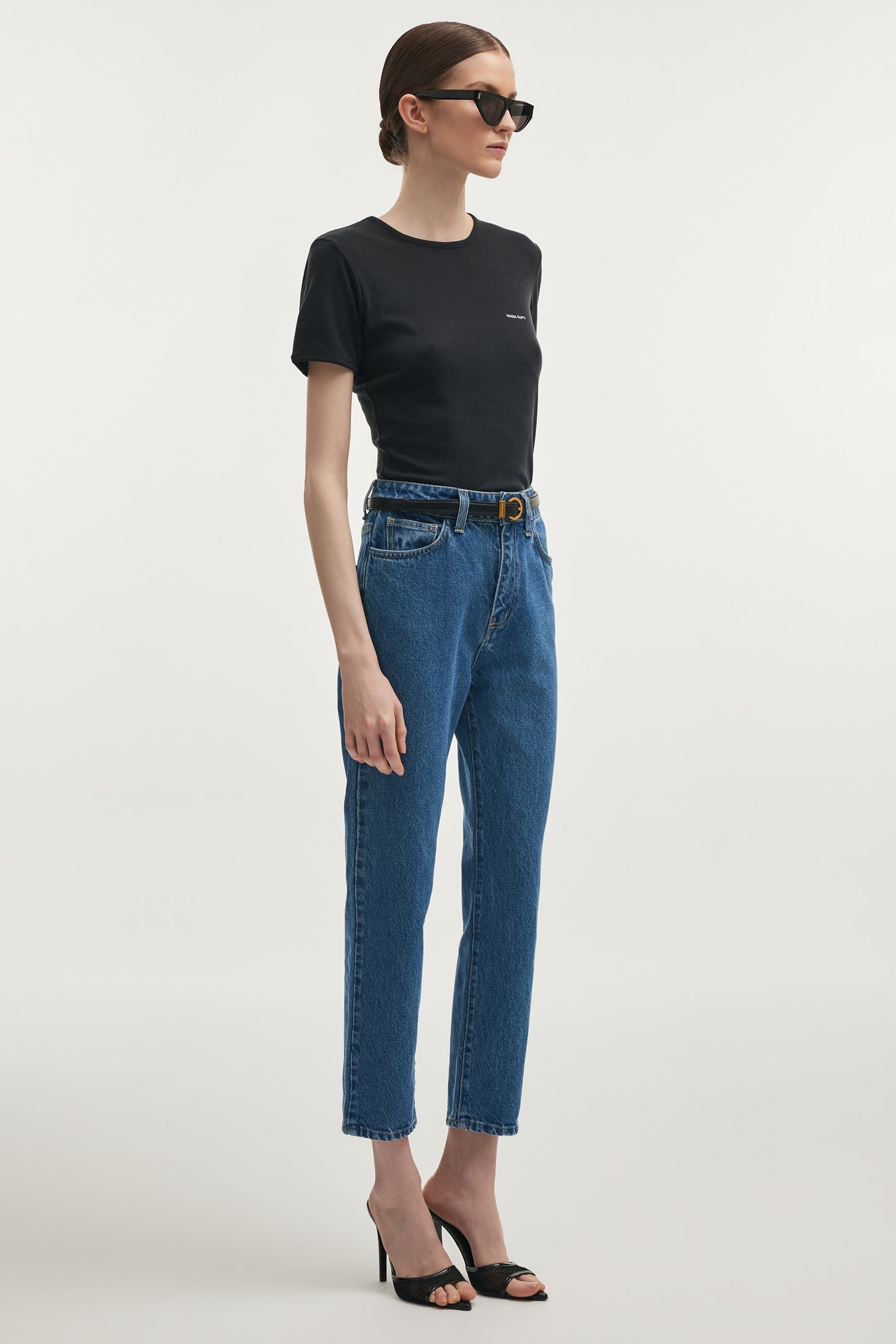 Nadia Rapti Indigo Denim Trousers