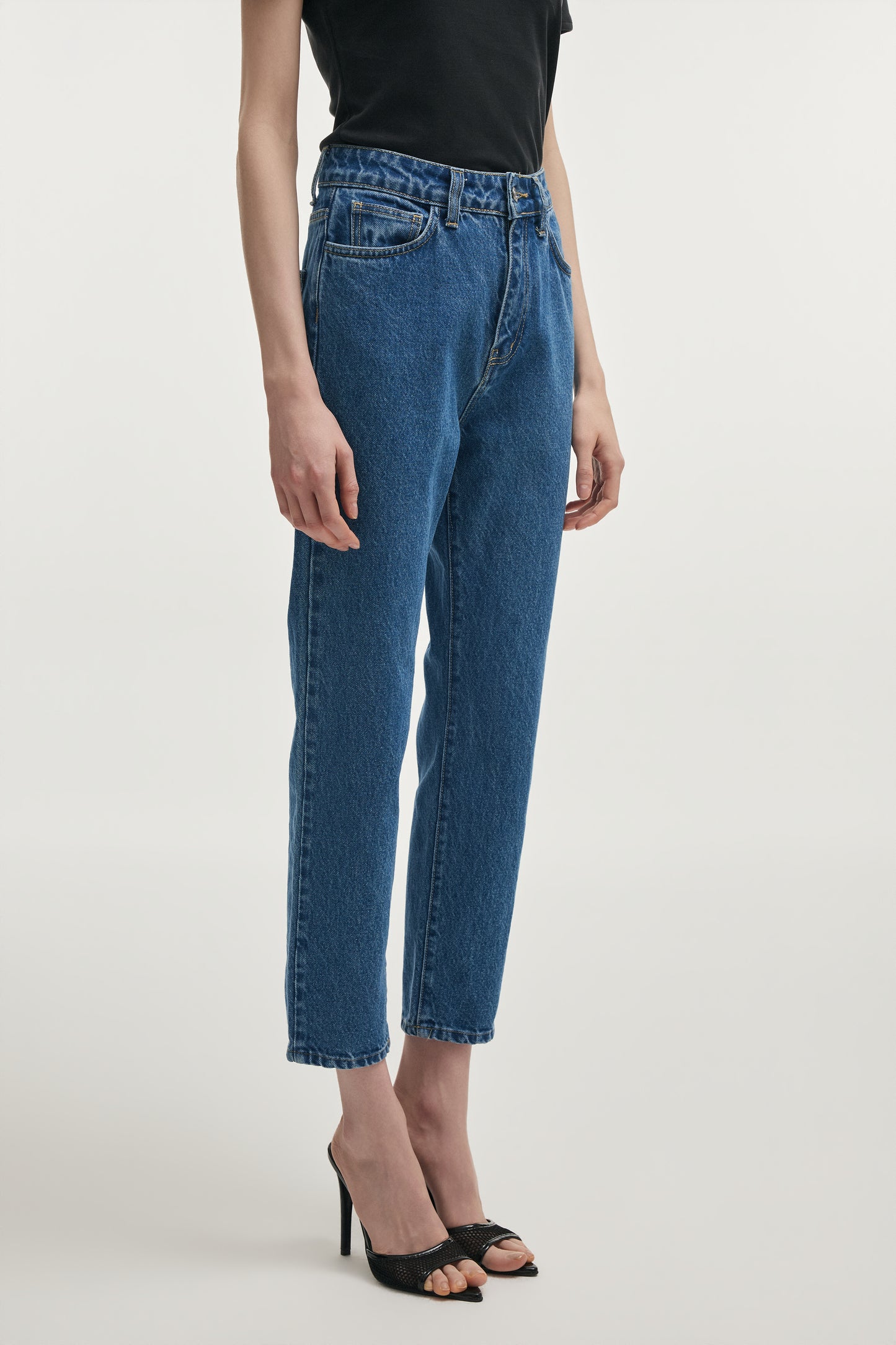 Nadia Rapti Indigo Denim Trousers