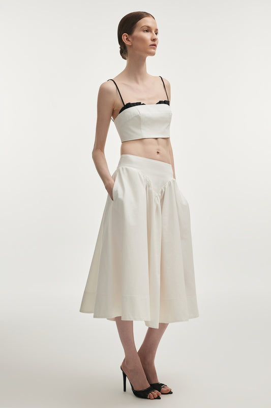 Nadia Rapti Leticia Skirt White