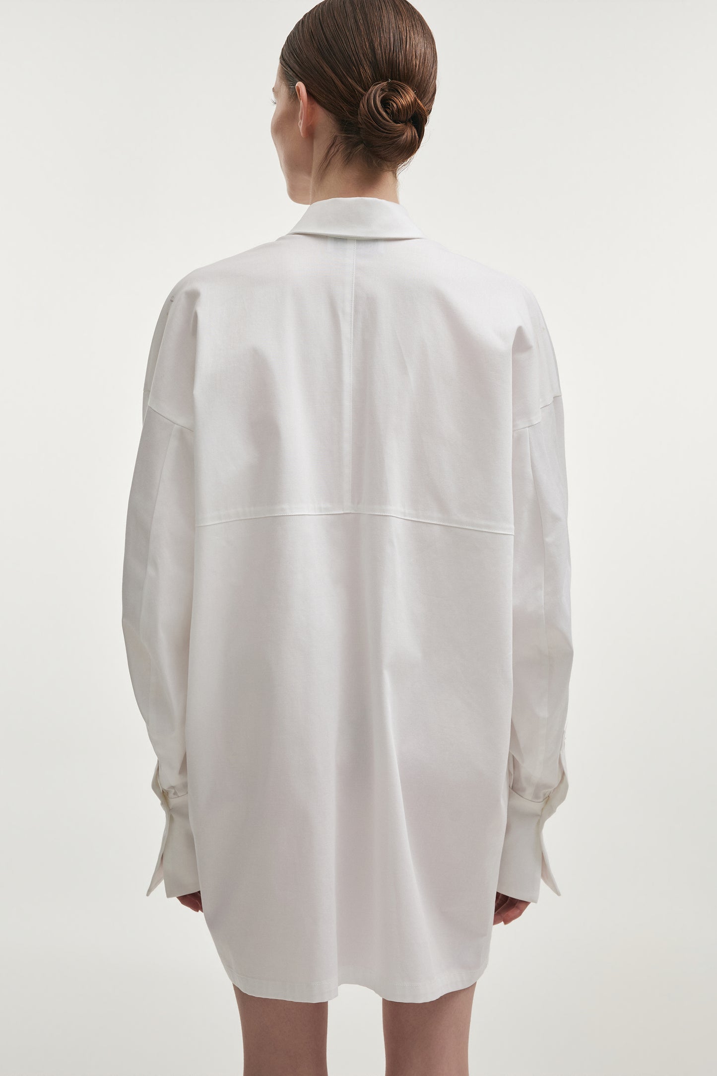Nadia Rapti Stiil Life Shirt Dress White