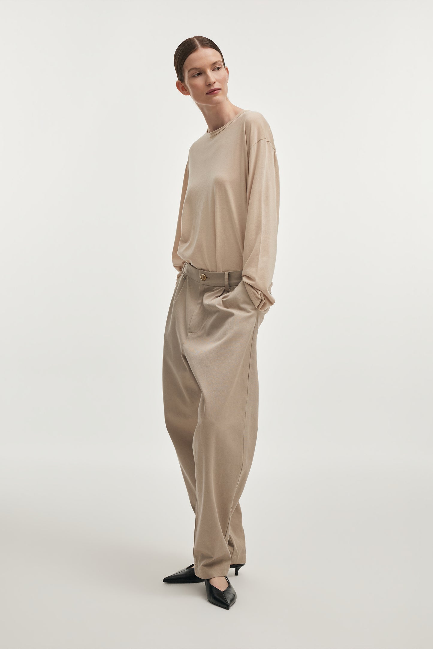 Nadia Rapti Muse Trousers M/W Greige