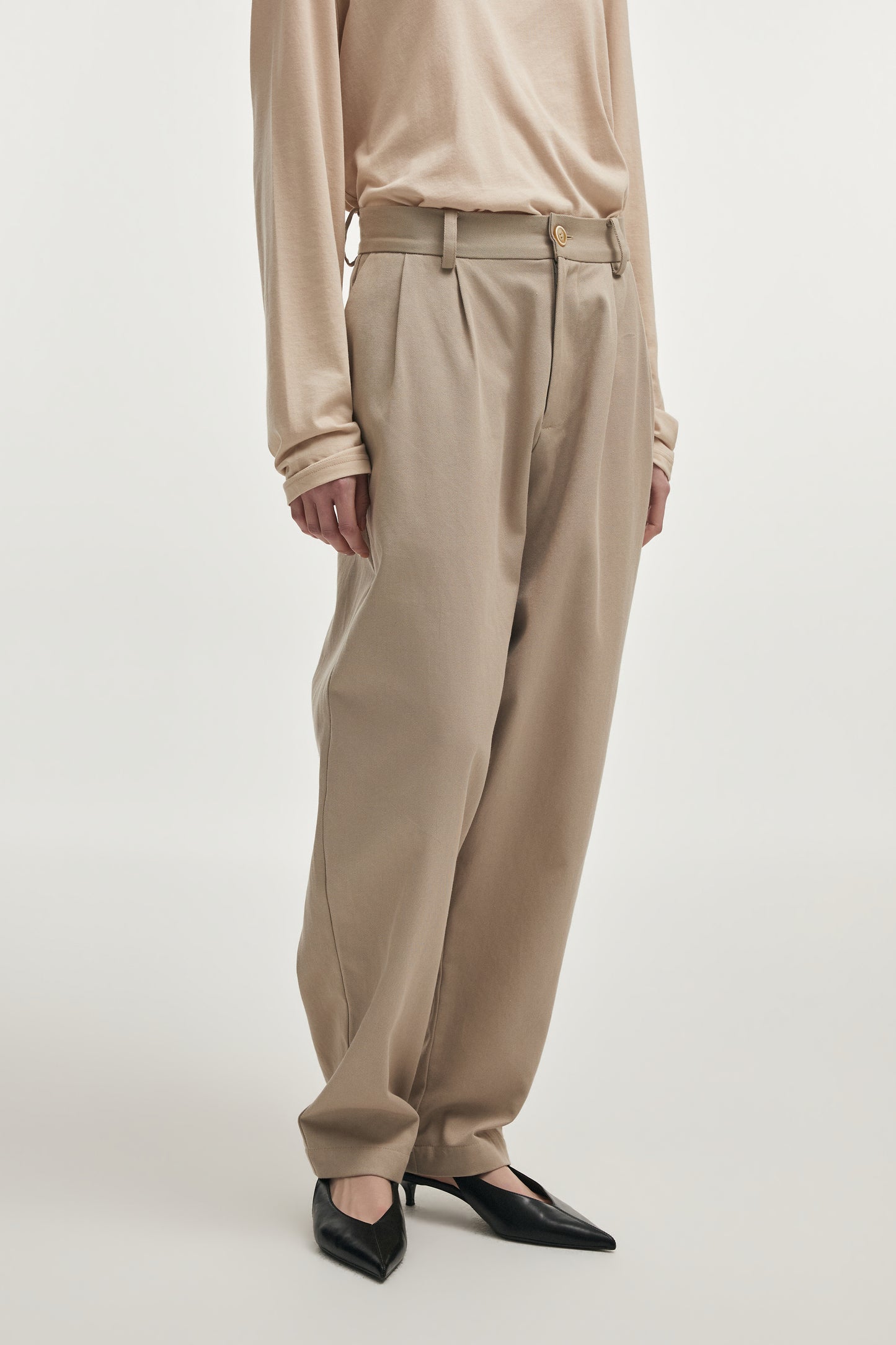 Nadia Rapti Muse Trousers M/W Greige