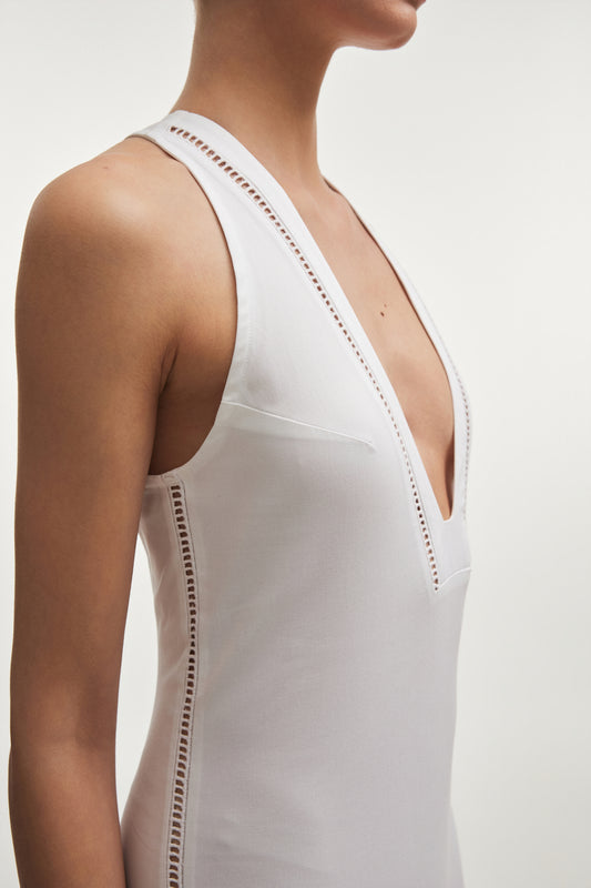 Nadia Rapti Dama  Dress White