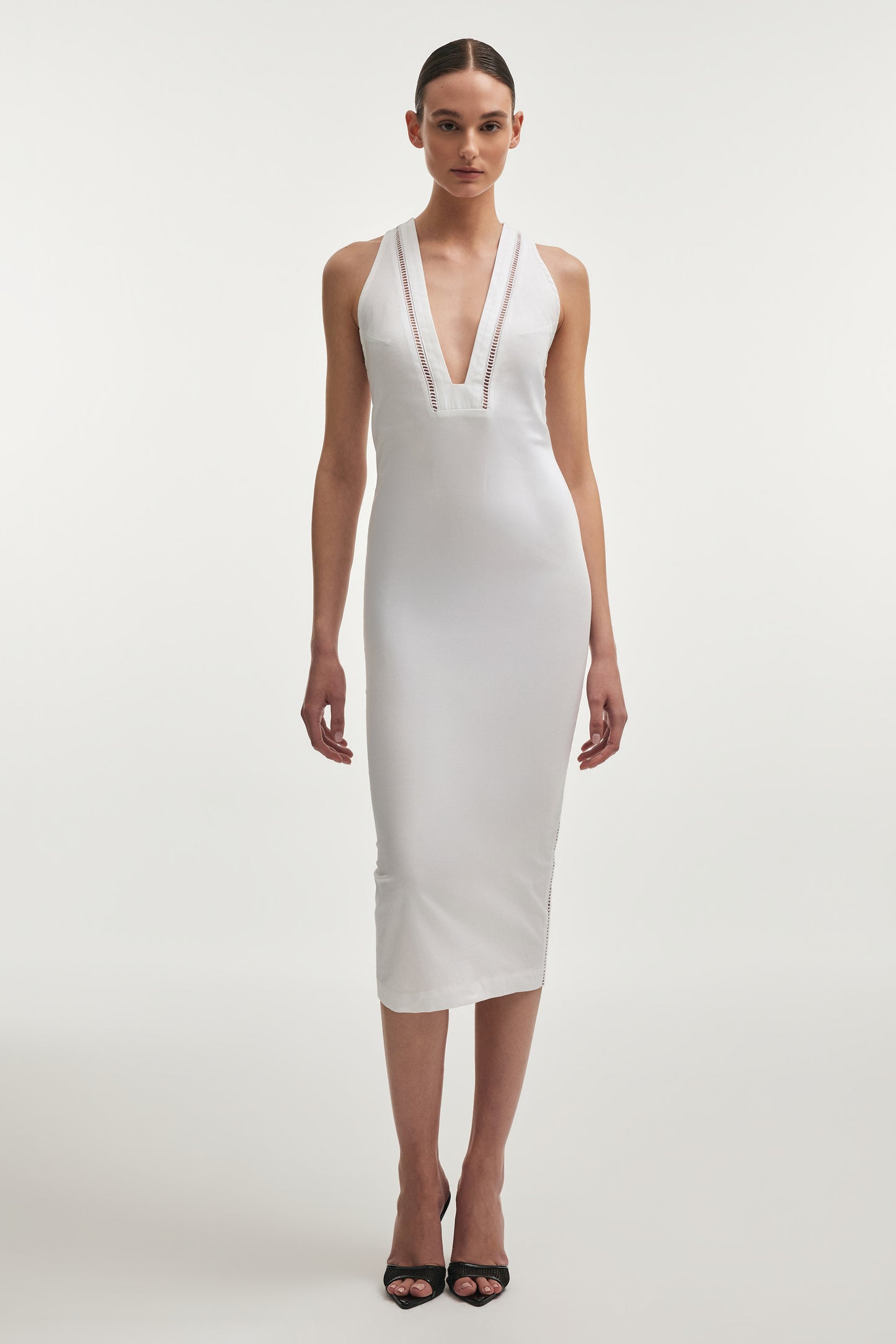 Nadia Rapti Dama  Dress White