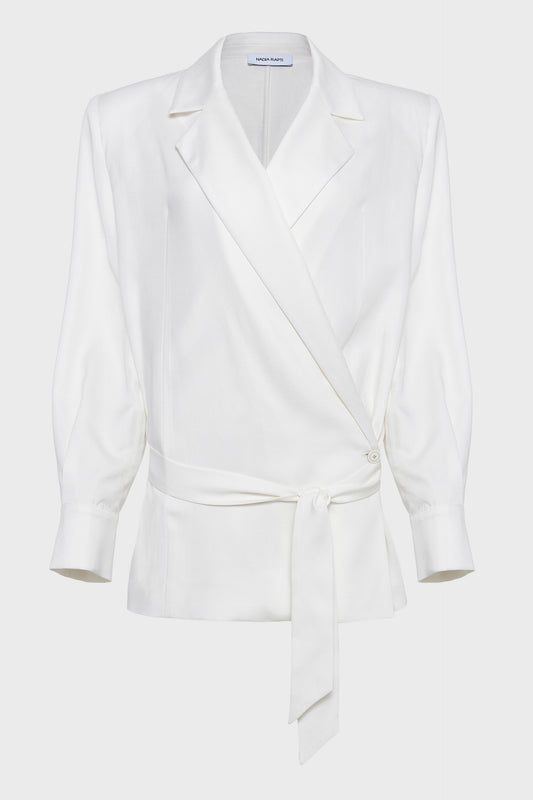 Nadia Rapti Leticia Blazer Dress White