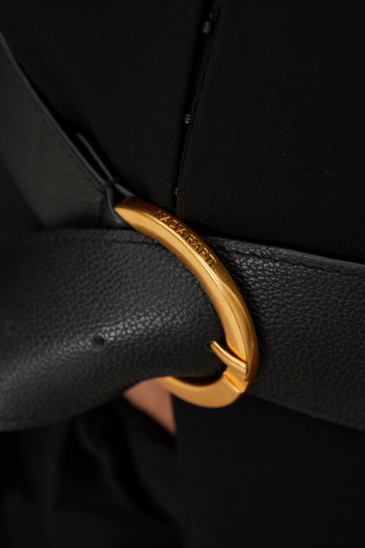Nadia Rapti Zoe Leather Belt black