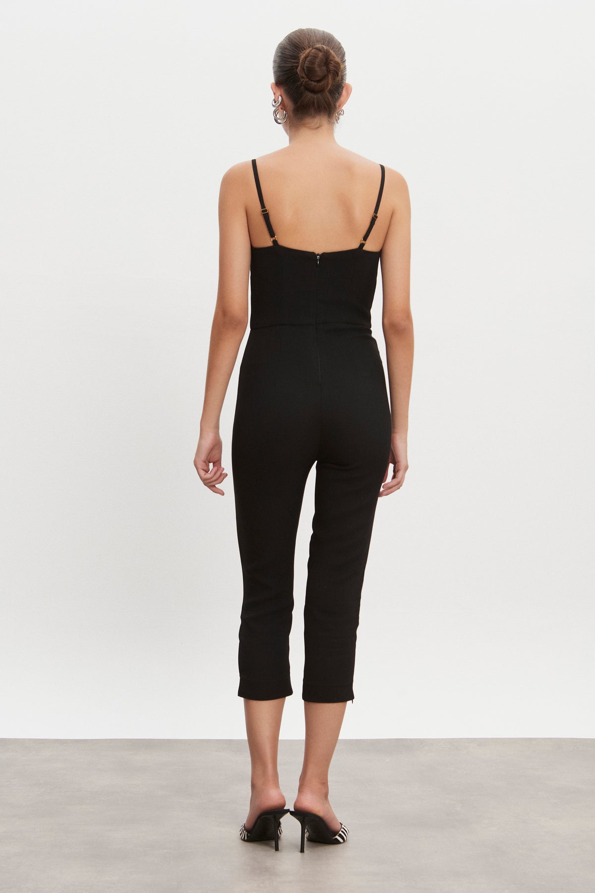 Nadia Rapti Capri Jumpsuit Black