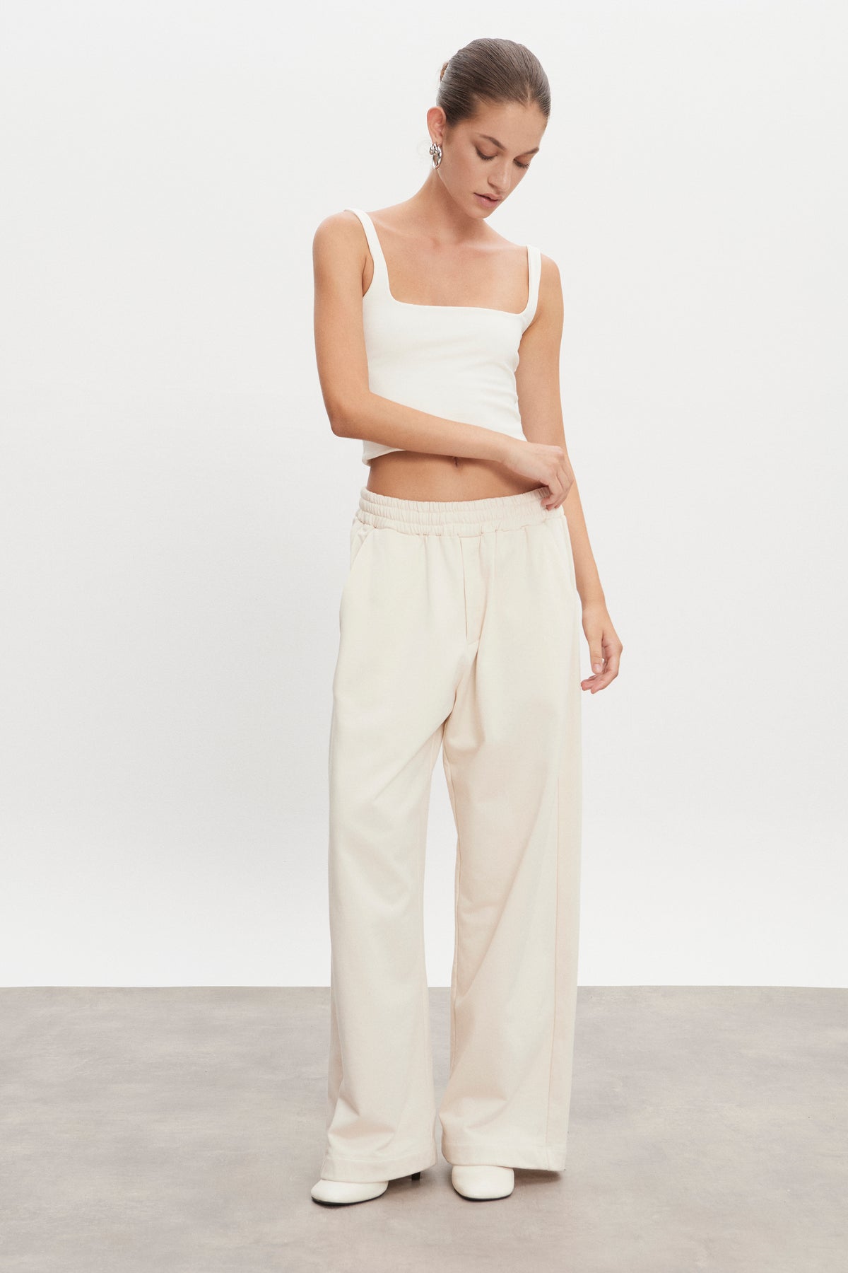 Nadia Rapti Zen Trackpants Ecru W/M