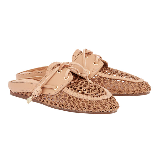 Ancient Greek Sandals Naveta Brown