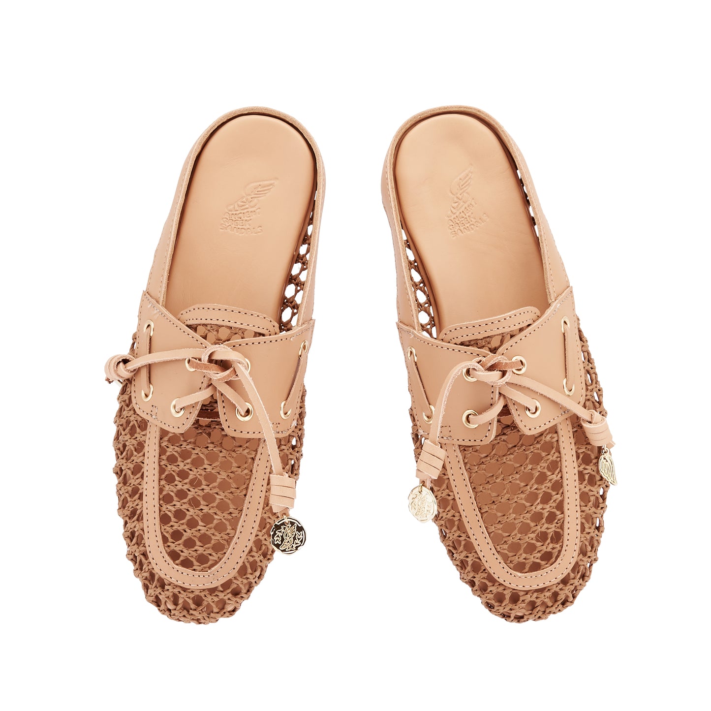 Ancient Greek Sandals Naveta Brown
