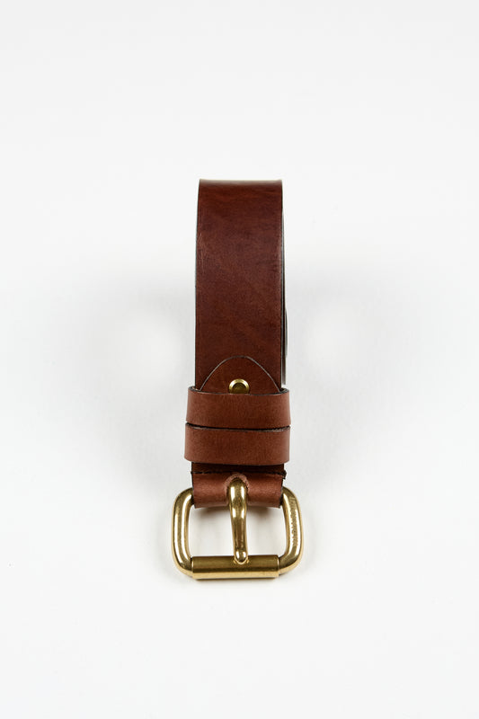 Nadia Rapti Globe Leather Belt