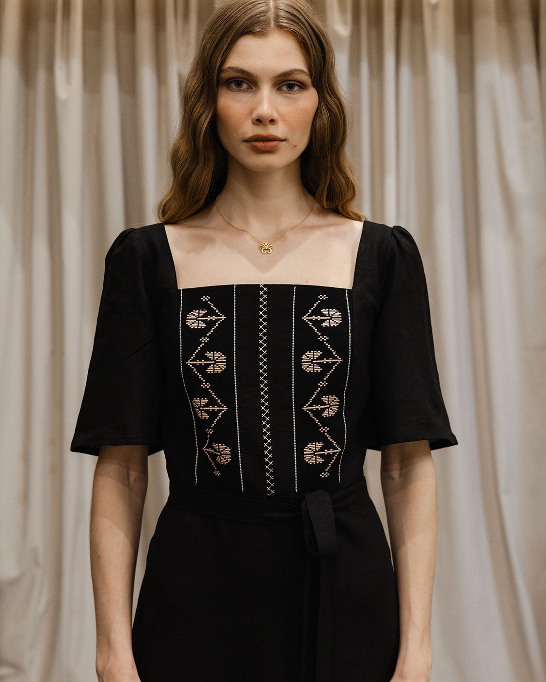 Klotho Ariadne Dress Black