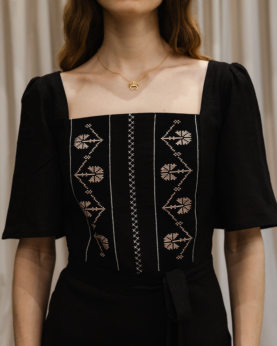 Klotho Ariadne Dress Black