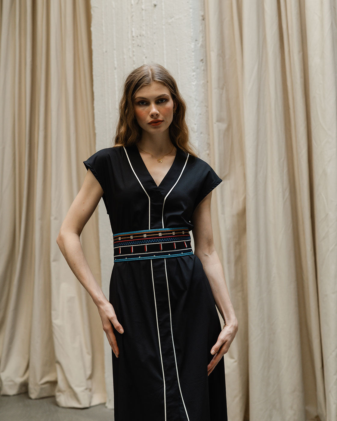 Klotho Avra Dress Black