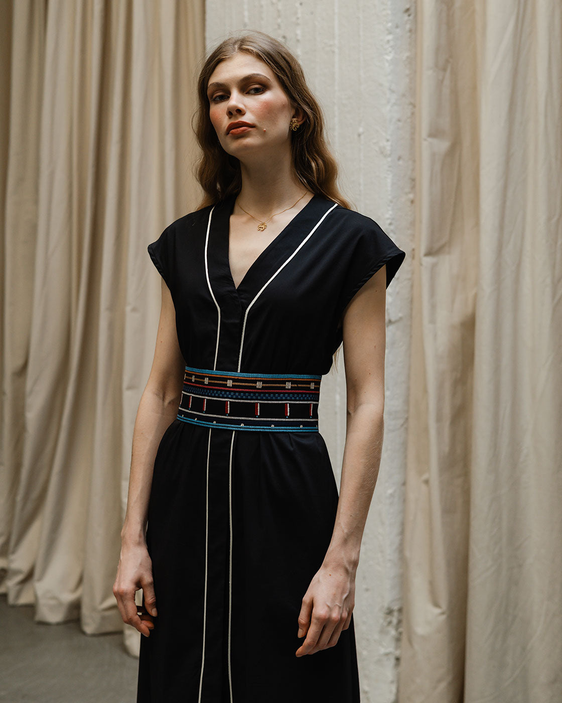 Klotho Avra Dress Black