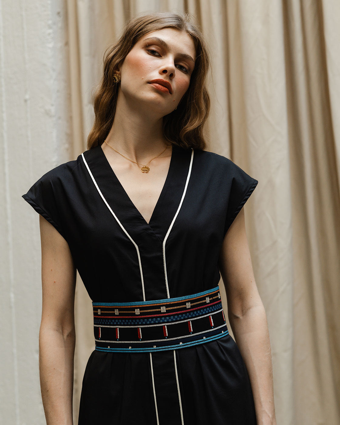 Klotho Avra Dress Black