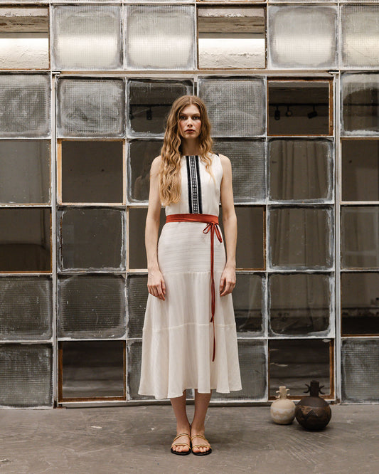 Klotho Kyveli Dress Ivory