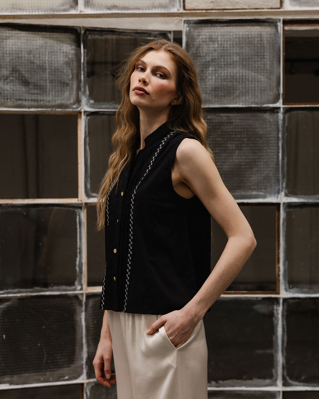 Klotho Arsinoe Top Black