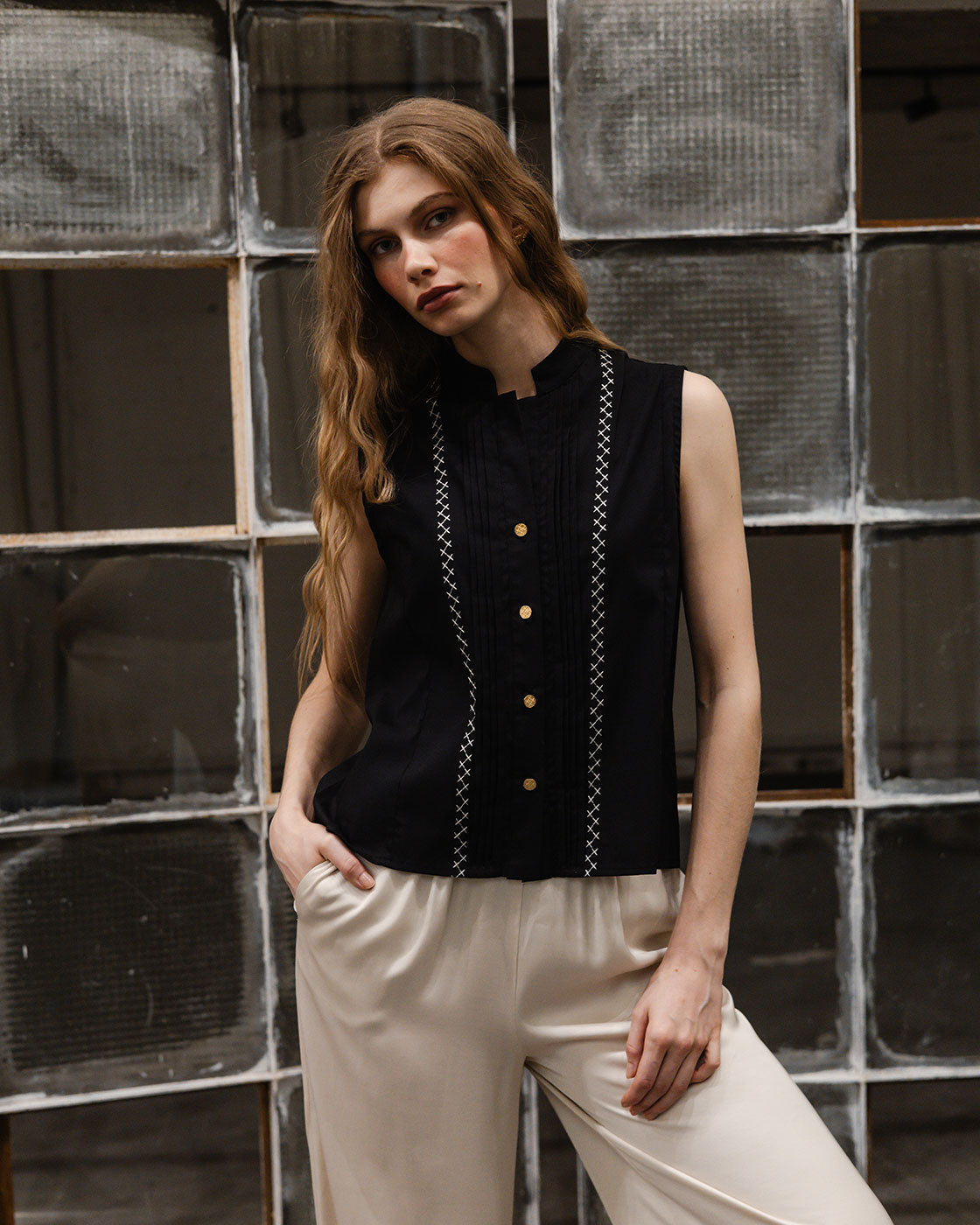 Klotho Arsinoe Top Black