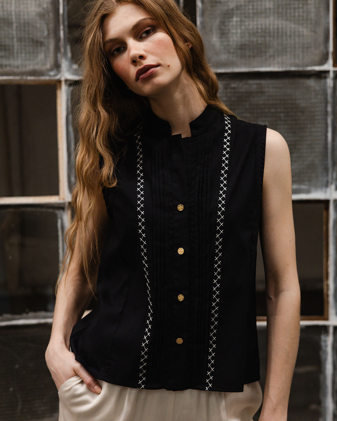 Klotho Arsinoe Top Black
