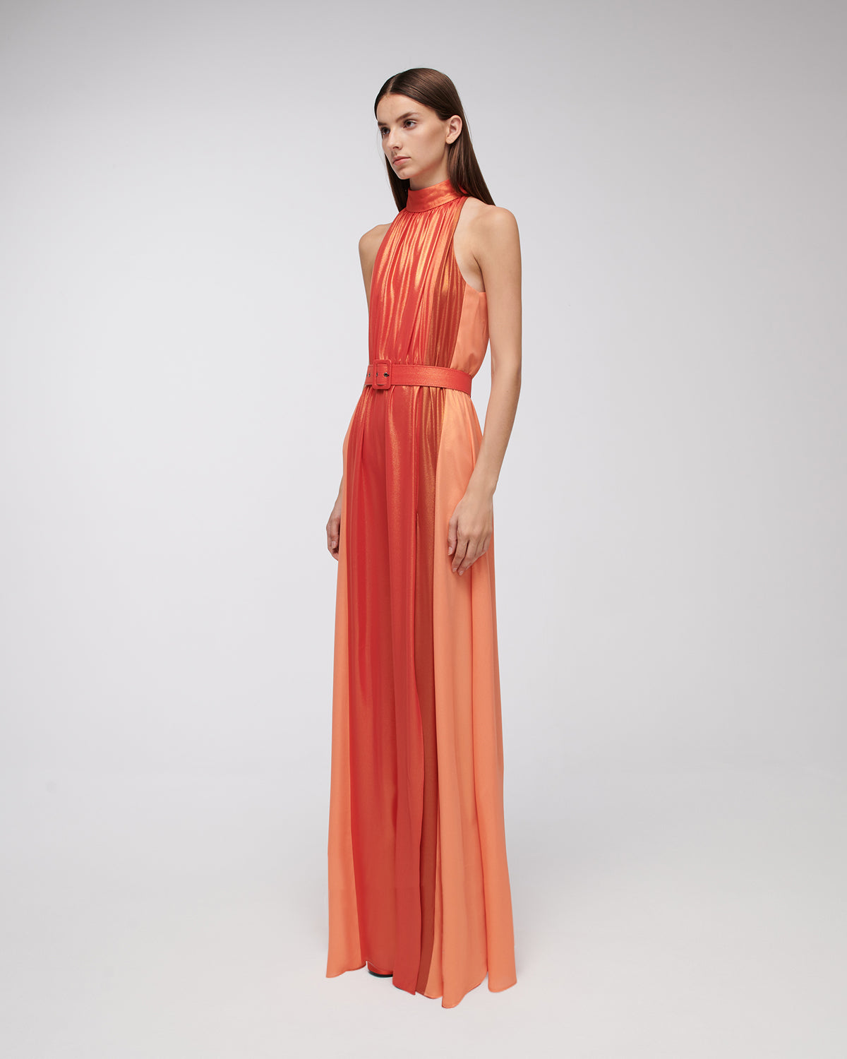 Stelios Koudounaris Multicolor Halterneck Dress