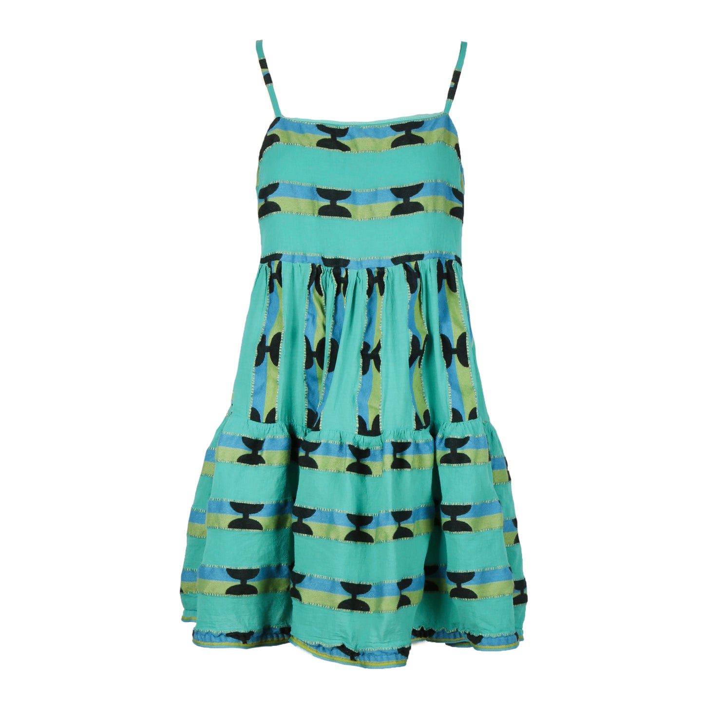 Antheris Aqua Blue Woven Short Dress (bazaar / list price €208,00/ non returnable item)